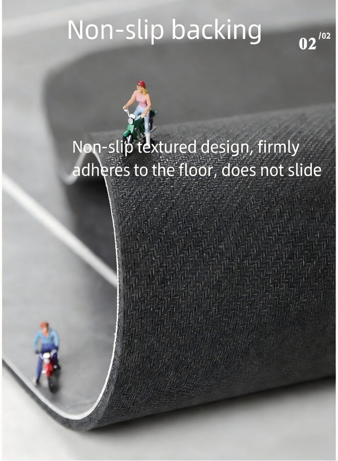 2pcs,Kitchen Rugs Non Slip, Kitchen Mat Absorbent Dirt-Resistant Kitchen Floor Mats, Mat for Entryway,Hallway, Front of Sink,40*60cm+40*120cm - Image 2